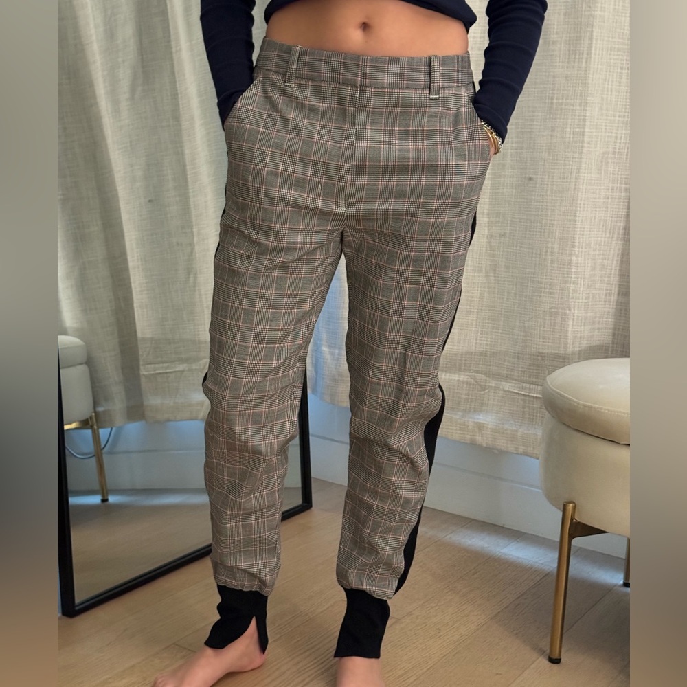 Phillip Lim plaid joggers